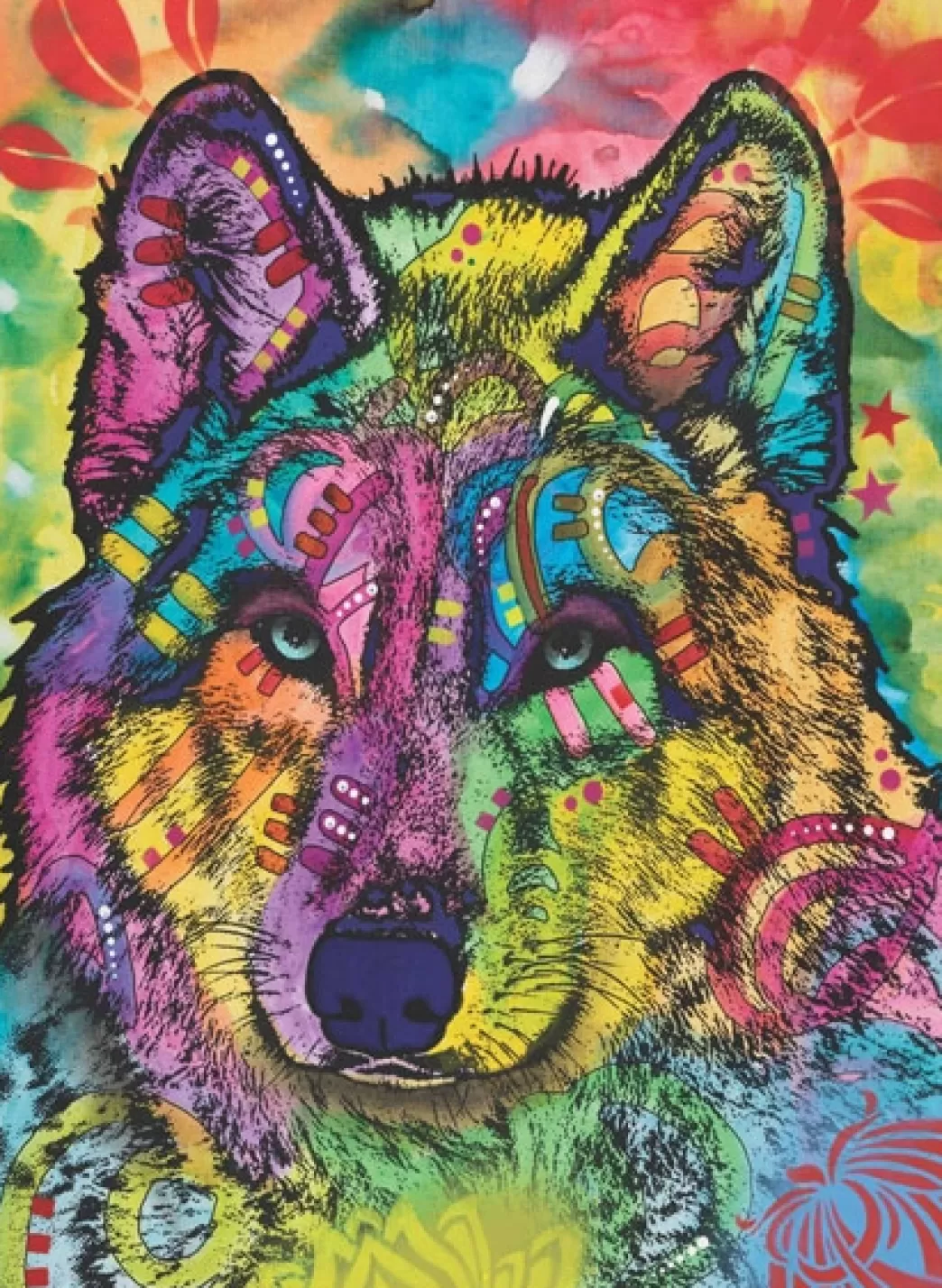 Anatolian Wolvenpuzzels>: The Stare Of The Wolf - Dean Russo (1000) Verticale Puzzel