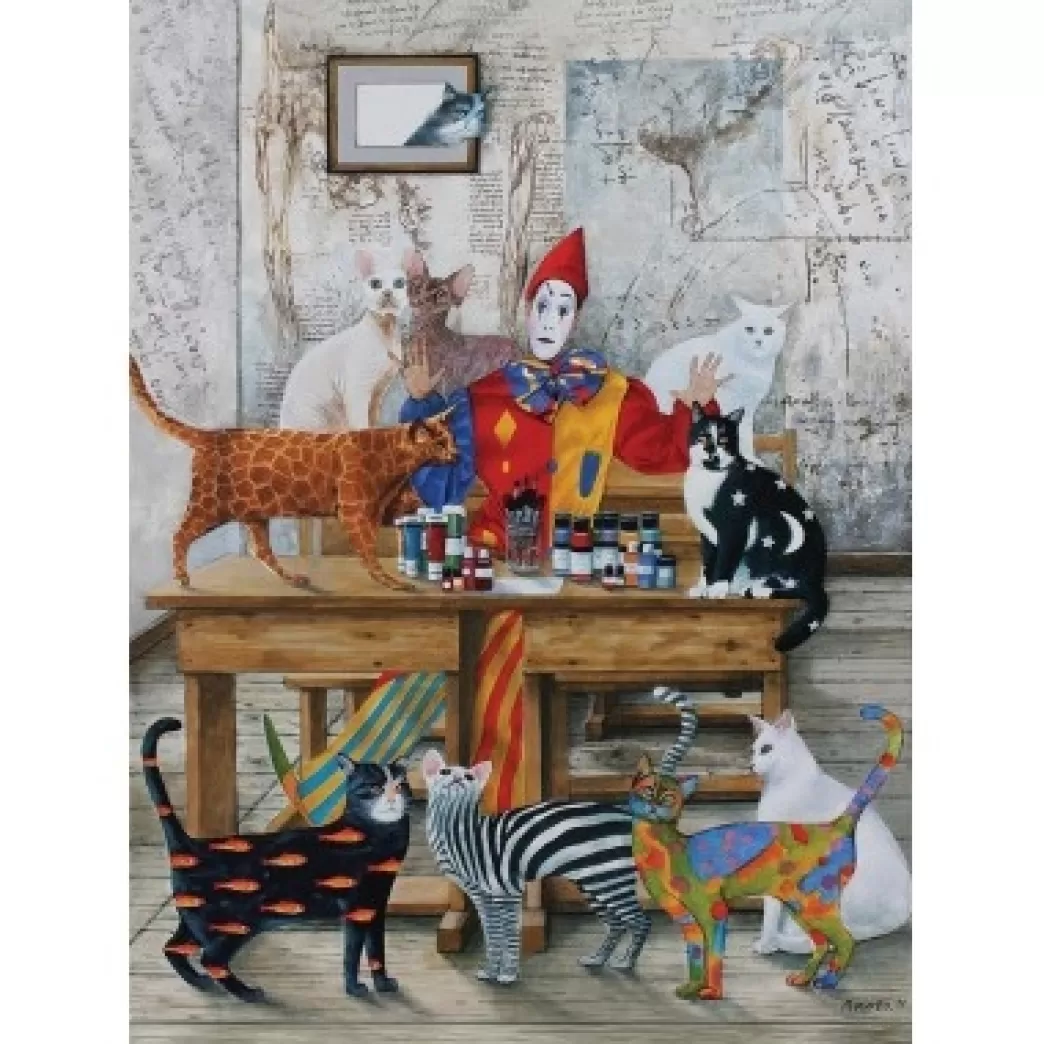 Art Puzzle Kattenpuzzels>: The Colored Cats (260Xl) Legpuzzel