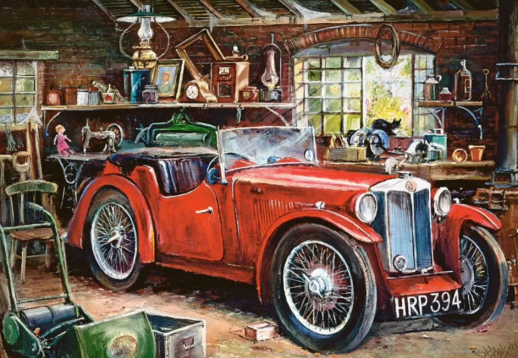 Castorland Autopuzzels>: Vintage Garage (1000) Legpuzzel