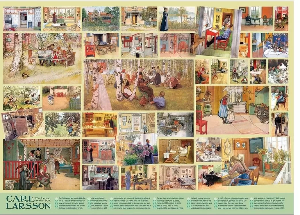 Cobble Hill Collage Puzzels>: Carl Larsson - The House In The Sun (1000) Legpuzzel