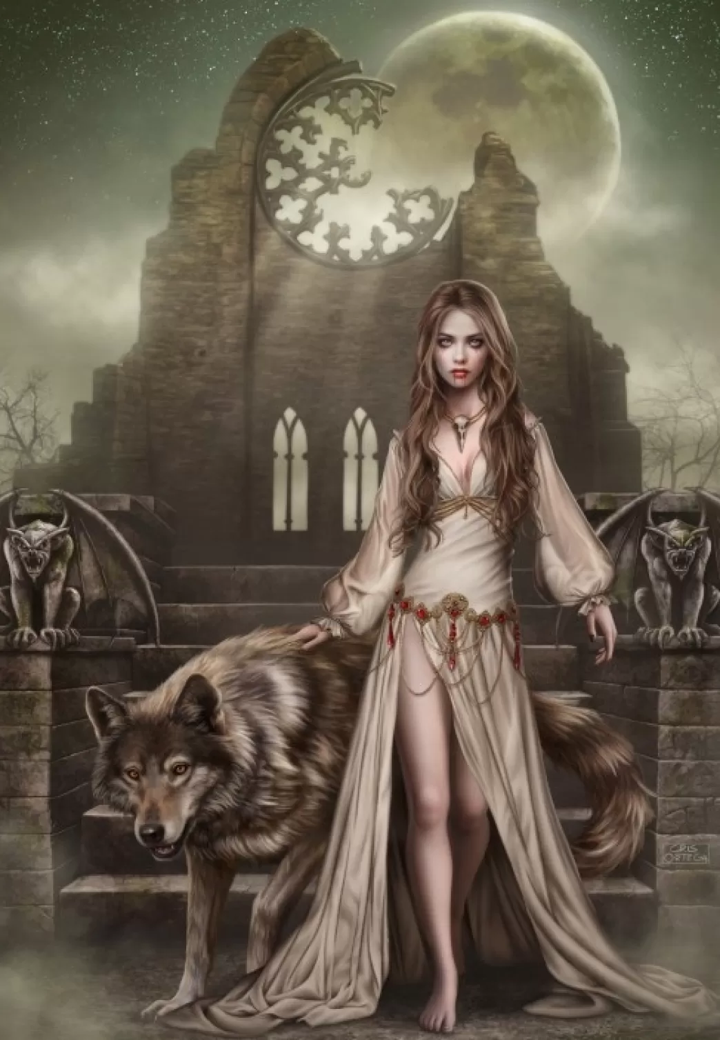 Grafika Wolvenpuzzels>: Belong To The Night - Cris Ortega (1000) Verticale Puzzel