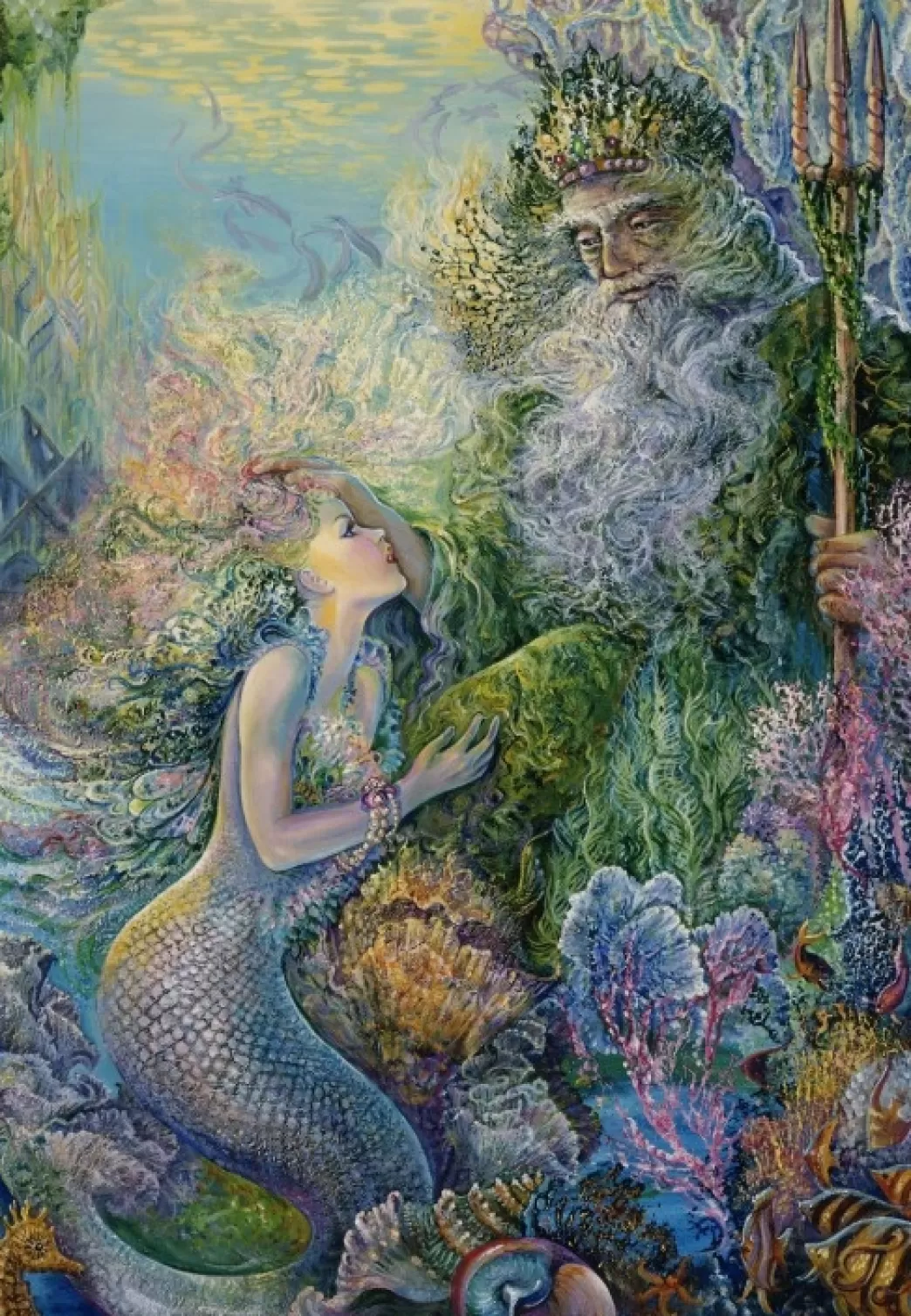 Grafika Fantasy Puzzels>: Josephine Wall - My Saviour Of The Seas (1000) Verticale Puzzel