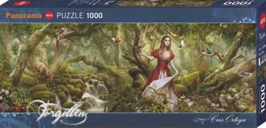 Heye Fantasy Puzzels>: Forgotten - Forest Song (1000) Panorama Puzzel