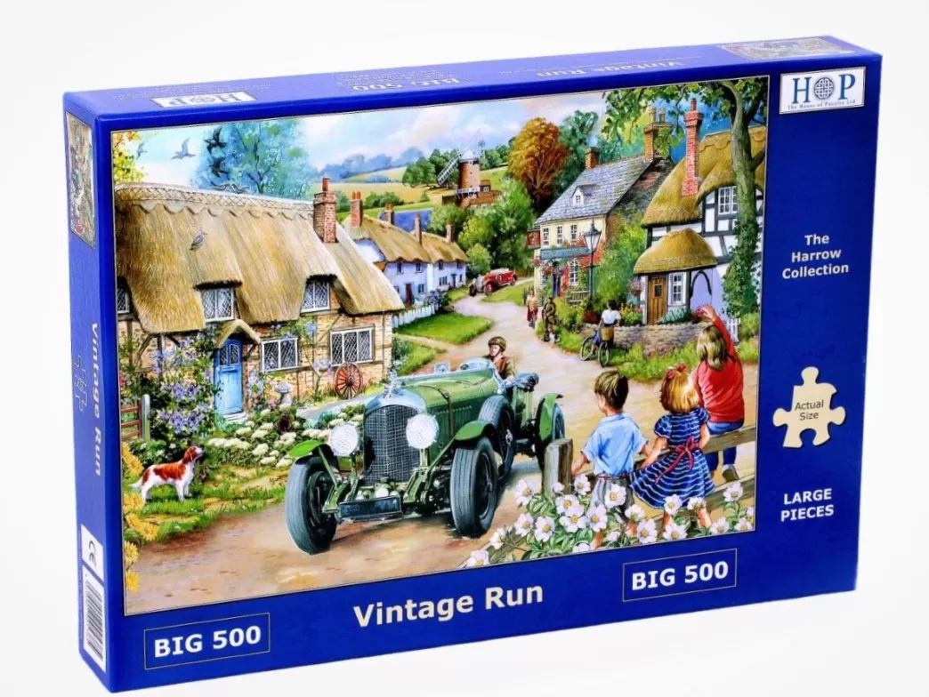 House of Puzzles Autopuzzels>: Vintage Run (500Big) Legpuzzel