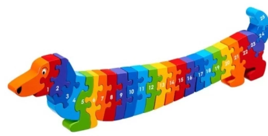 Lanka Kade Hondenpuzzels>: Dash The Dog 1 T/M 25 - Houten Kinderpuzzel