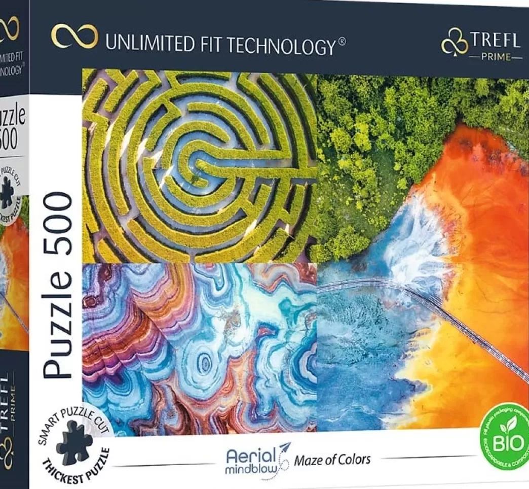 Trefl Collage Puzzels>: Maze Of Colors (500) Legpuzzel